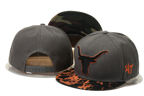 NCAA Texas Longhorns 47b Snapback Hat #01